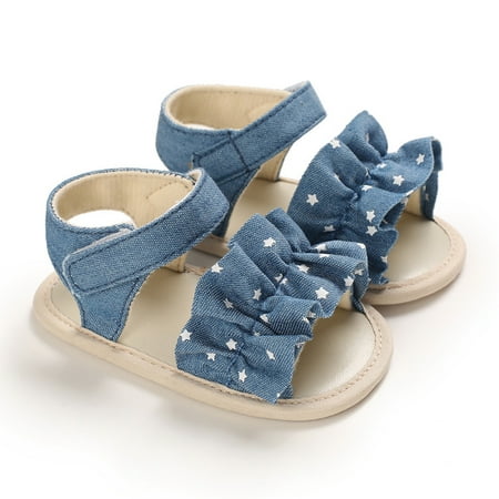 

Toddler Girls Non-slip Lightweight Open Toe Stars Sandals