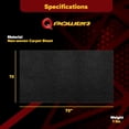 thumbnail image 3 of Speaker Box Carpet, 72x72 Inch Non-Woven Fabric Sheet for Car, Truck, Trunk Liner, Garage Audio Boxes and Custom Install Projects, Black, 3 of 7