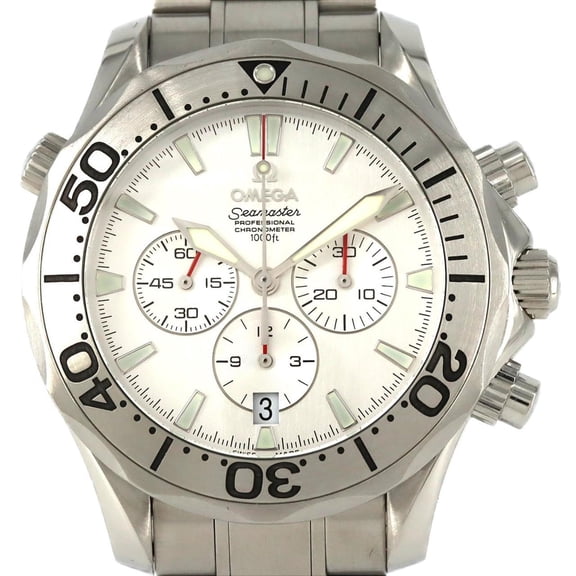 Pre-Owned Omega Seamaster Pro Chrono 2589.30 Stainless Steel Automatic Watch