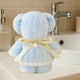 thumbnail image 3 of Toalla Infantil con Forma de Osito | Toalla Azul de Poliéster | Adorable Diseño de Osito con Detalles Decorativos | 13 X 9 X 5 Cm | Ideal Como Regalo de Navidad, 3 of 6