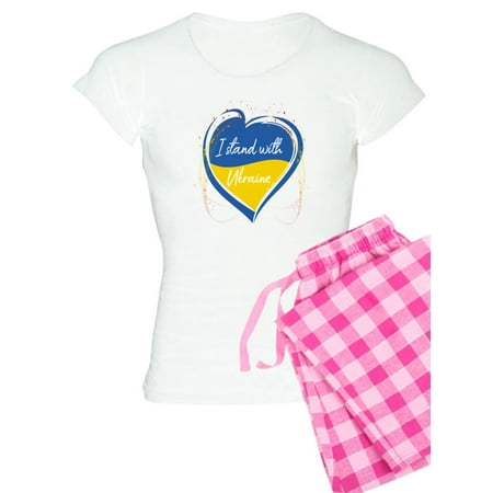 

CafePress - I Stand With Ukraine Pajamas - Women s Light Pajamas