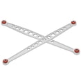 thumbnail image 1 of Rear Suspension Kit,2 Pcs Rear Suspension Link Rod Linkage Aluminum Alloy Rear Suspension Link [Silver], 1 of 9