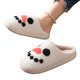 thumbnail image 2 of Zapatillas de muñeco de nieve para el hogar, zapatos de algodón, suaves y acogedoras, lindas zapatillas de dibujos animados para mujeres y hombres Wdftyju Tenis De Mujer Tenis De Hombre, 2 of 7