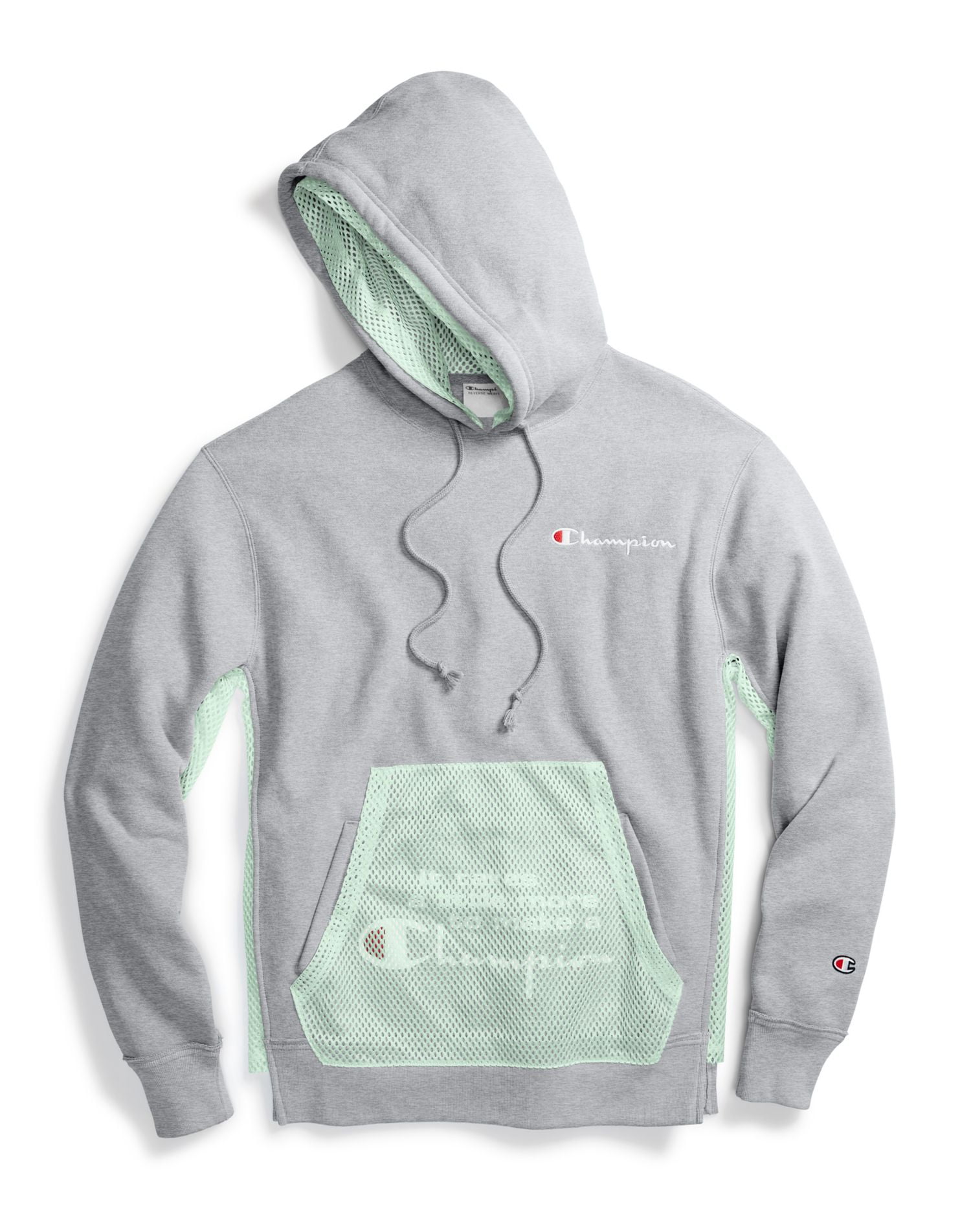 champion hoodie waterfall green