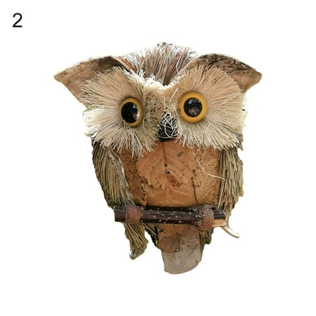 

Kmxyo Decor Owls Pendant Full of Vitality Wear-resistant Fairy Garden Hanging Owl Ornament for Window Side