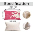 thumbnail image 5 of Happy Mother‘s Day Throw Waist Pillow Cases 12x20 Inch Pink Black Polka Dots with Mother‘s Hair Pillow Covers Mom Gifts Home Sofa Couch Decorative Throw Waist Cushion Cover Oblong, 5 of 6