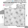 thumbnail image 5 of Halloween Spider Web Pattern Toddler Nap Mats for Kids Preschool,50"x20" Sleeping Mat Bag or Kids,Toddler Sleeping Bag,Toddler Nap Mat or Daycare, 5 of 6