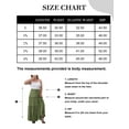 thumbnail image 6 of a.Jesdani Women Plus size Long Maxi Skirts Elastic High Waist A Line Ruffle Swing Beach Maxi Skirt L-4x, 6 of 6