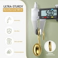 thumbnail image 2 of AmazerBath Gold Shower Curtain Hooks, 12PCS Rust Proof Shower Curtain Rings, Decorative Modern Shower Curtain Hangers, Elliptical Heavy Duty Design, 2 of 7