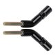 thumbnail image 2 of 2pcs Motorcycle Rearview Mirrors Stem Extender Extension Riser Adapter for Harley Sportster X883 1200 Iron 883, 2 of 5