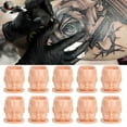 thumbnail image 1 of Tazas de Tinta para Tatuajes Con forma de Muñeca, Fácil Inmersión de Tinta, Gruesas, Grandes, 20 mm de Altura, Base Plana para Microblading, Diseño Divertido, 200 UDS., 1 of 7