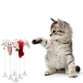 thumbnail image 4 of Cartoon Feather Toy Stick: Keep Them Entertained with Bell and Mouse Teaser ShopWise Round, 4 of 25