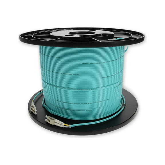 AddOn patch cable - 328 ft - aqua