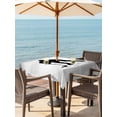 thumbnail image 3 of Outdoor Tablecloths with Umbrella Hole & Zipper, Hockey 60x60 Inch Square Tablecloths, Modern Funny Minimalist Sports Geometric Waterproof Table Cloth, Patio/Pool/Picnic Table Covers, 3 of 8