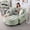 Cyan, variant on YWEN Oversized Curved Chaise Lounge Chair Indoor with Ottoman, 54.8" Cloud Boneless Reading Chair Soft Chenille Circle Couch with Adjustable Backrest for Living Room, Apartroom, Bedroom, Cyan
