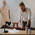 thumbnail image 4 of FDW 38"x30"x73" Polypropylene Adjustable Mannequin with Rotating Head & Arms, 4 of 7
