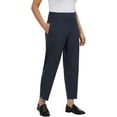 thumbnail image 5 of KIRKLAND Signature Women's 4-Way Stretch Ankle Pants Navy S, 5 of 5