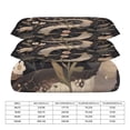 thumbnail image 2 of 3 Pcs Soft Bedding Set, Includes 1 Duvet Cover with Zipper And 2 Pillow,Shams Flower Entwined Snake Full(79"×90"), 2 of 8