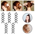 thumbnail image 3 of Innovative Hair Bun Maker Set, Reusable Hair Styling Tools for Creative DIY Hairstyles, High-Density Foam Sponge with Elastic Bands for Effortless Twists, 3 of 5