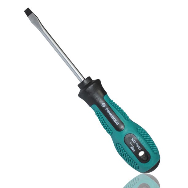 Destornilladores con mango de PP aislado Destornillador de electricista (75 mm/recto)
