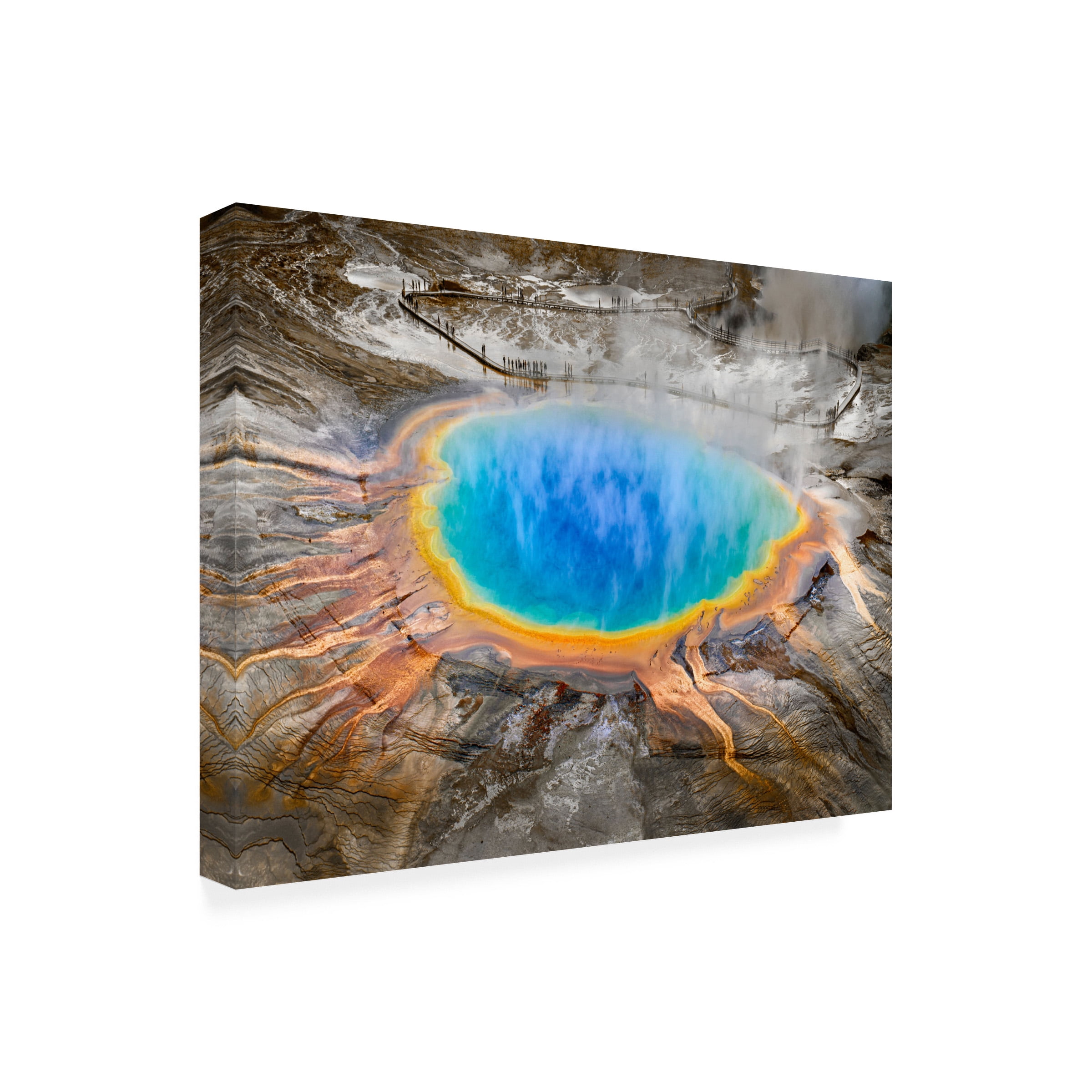 Ignacio Palacios 'Grand Prismatic Spring' Canvas Art