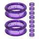 thumbnail image 1 of 20pcs tijeras de tijera anillo de silicona tijeras de silicona círculo asco de corte insertos de pulgar de corte de mascotas empuñaduras de anillo de tijera de mascotas con anillo de dedo de pie de b, 1 of 6