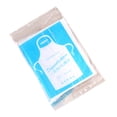 thumbnail image 2 of Xingzhi 25pcs Package Color Random Apron Kitchen Kids Cooking Single Use Apron Portable Baking Cooking PE Bid Kitchen Accessories, 2 of 6