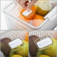 3 Pack Plastic Produce Saver Container, Vegetable Storage Containers