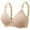 Beige, variant on Utoimkio Wireless Bras for Women No Underwire Push Up Bras for Women Full Coverage Comfort Breathable Everyday Bras