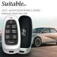 thumbnail image 6 of Vitodeco Genuine Leather Smart Key Fob Case Cover Compatible with Hyundai IONIQ 5, IONIQ 2022 - 2024 (8-Button, Brown), 6 of 6