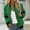 Army Green, variant on Aloohaidyvio Women's Casual Zip Up Bomber Fall Winter Spring Long Sleeve Coat Stand Collar Lightweight Short Outwear Tops