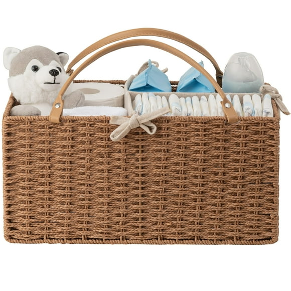 Organizador de pañales para bebés HBlife, cuerda de papel grande