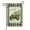 Green Truck Buffalo, variant on St. Patrick's Day Garden Flag Linen Outdoor Flag Gnome Green Shamrock Clover Welcome Spring Yard Flags Double Sided House Flag for Home,indoor ,12.5''×18''in.