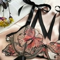 thumbnail image 2 of Lingerie Set Butterfly Embroidery, 2 of 6