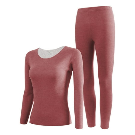 

Womens Thermal Underwear Sets Crewneck Ultra Soft Set Base Laye