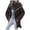 Coffee, variant on IROINNID Women's Mid-Length Shearling Jacket Solid Color Long Sleeve Loose Warm Coat Cardigan Winter Outerwear, Coffee