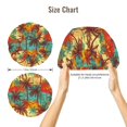 thumbnail image 5 of Logiee Colorful Hawaii Palms Print Silk Bonnet Satin Bonnet for Sleeping Women and Men,Double Layer Hair Bonnet for Curly Braids Hair, 5 of 6