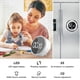 thumbnail image 4 of Temporizador de Cocina Digital Recargable Cateissary Ajustable Portátil Alarma Fuerte Negro, 4 of 6