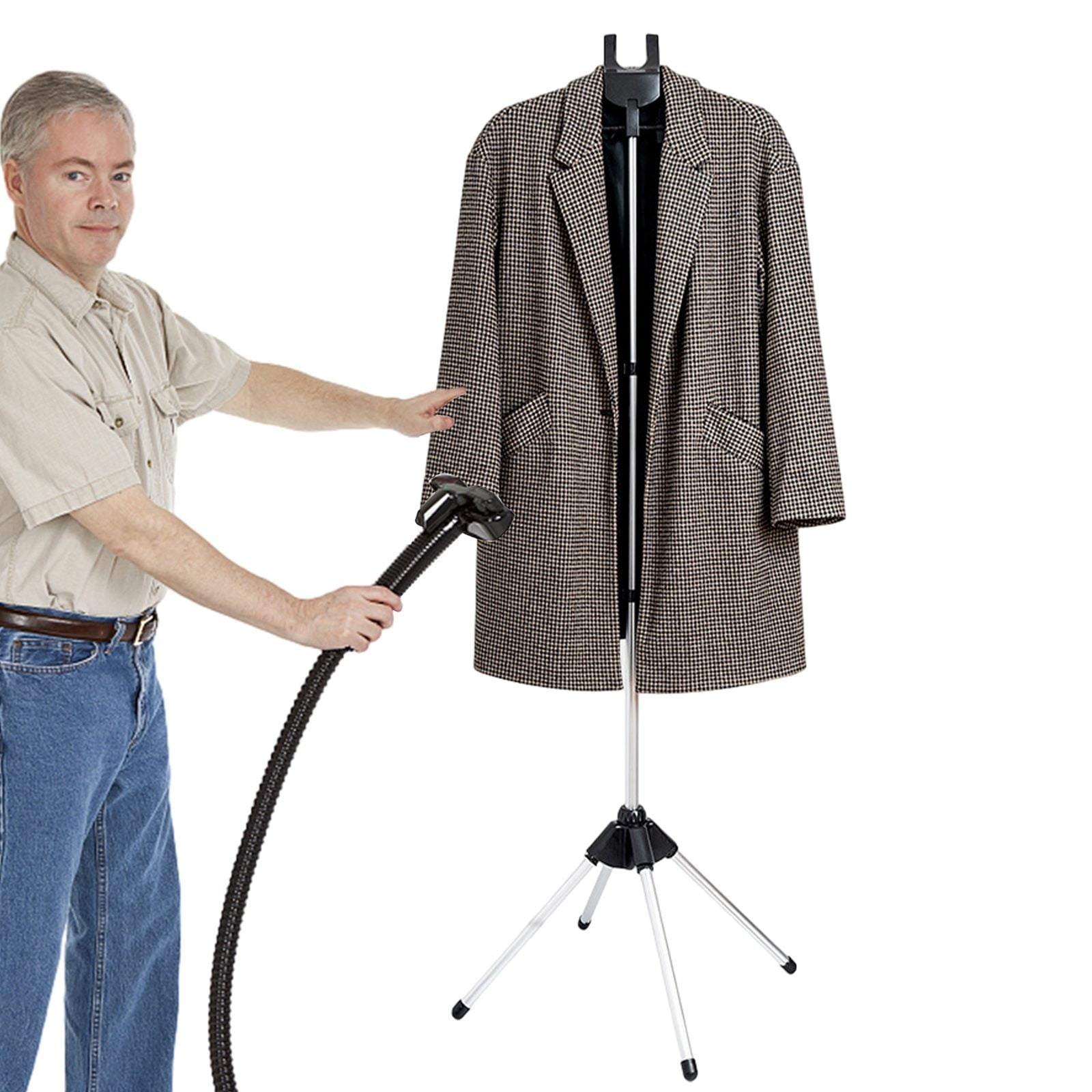 Portable Folding Steam Rack for Clothes Efficient and Easy Garment Steaming