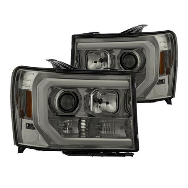2007-2013 Sierra Smoke Projecteur en U avec Phares LED
