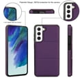 thumbnail image 4 of Allytechgroup Wallet Case for Samsung Galaxy S21 FE with Credit Card Slot, PU Leatehr Phone Case with Stand RFID Blocking Shockproof Back Cover for Samsung Galaxy S21 FE for Women Men, Darkpurple, 4 of 5