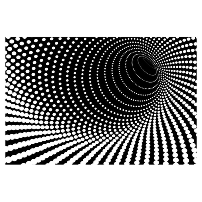 3D Optical Illusion Rug Colorful Vortex Trippy Realistic Area Rugs for  Living Room Bedroom Floor Mats Carpet Living Room Sofa Carpet