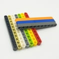 thumbnail image 2 of 10PCS 32525 Liftarm Thick 1 x 11 Straight Bricks Toys For Technical Gifts Buildings Blocks Compatible 10PCS Orange, 2 of 6