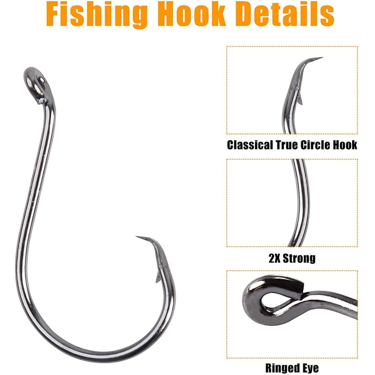 circle hook for bobber fishing salmon Ready Rigs- Grouper Leader #135 and swimming naturally for stripers Fishing Hooks and Weights Fishing