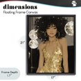 thumbnail image 4 of Stupell Industries Art Deco Golden Disco Dream Party Black Floating Frame Canvas Art, 17 x 21, by Franklyn Gregory, 4 of 8