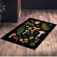 thumbnail image 6 of Modern Rug, Car Mat Rugs, Easy to Clean Rug, Bath Rug, Colorful Rugs, Black Rugs, Leaves Rug, Entry Rug, Mushroom Rugs, Outdoor Rug, 2.6'x5' - 80x150 cm, 6 of 8
