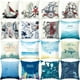 thumbnail image 2 of Funda de cojín con estampado de animales del océano de verano 2022, funda de almohada de diseñador 100 % poliéster, funda de almohada para decoración del hogar, funda de cojines de 45 x 45, 2 of 5
