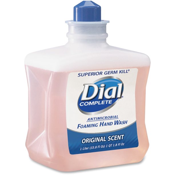 Dial Complete Antimicrobial Foaming Hand Wash, Original Scent, 33.8 Oz