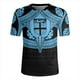 thumbnail image 5 of Camiseta con cuello en V y estampado 3D de la bandera de la República de Fiji Camiseta con cuello en V y emblema gráfico de rugby de Fiji para hombres Camisetas de moda, 5 of 5