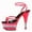 Pink, variant on Ellie Shoes E-709-Degree 7" Pointed Womans Stiletto Sandal. 5 / Black